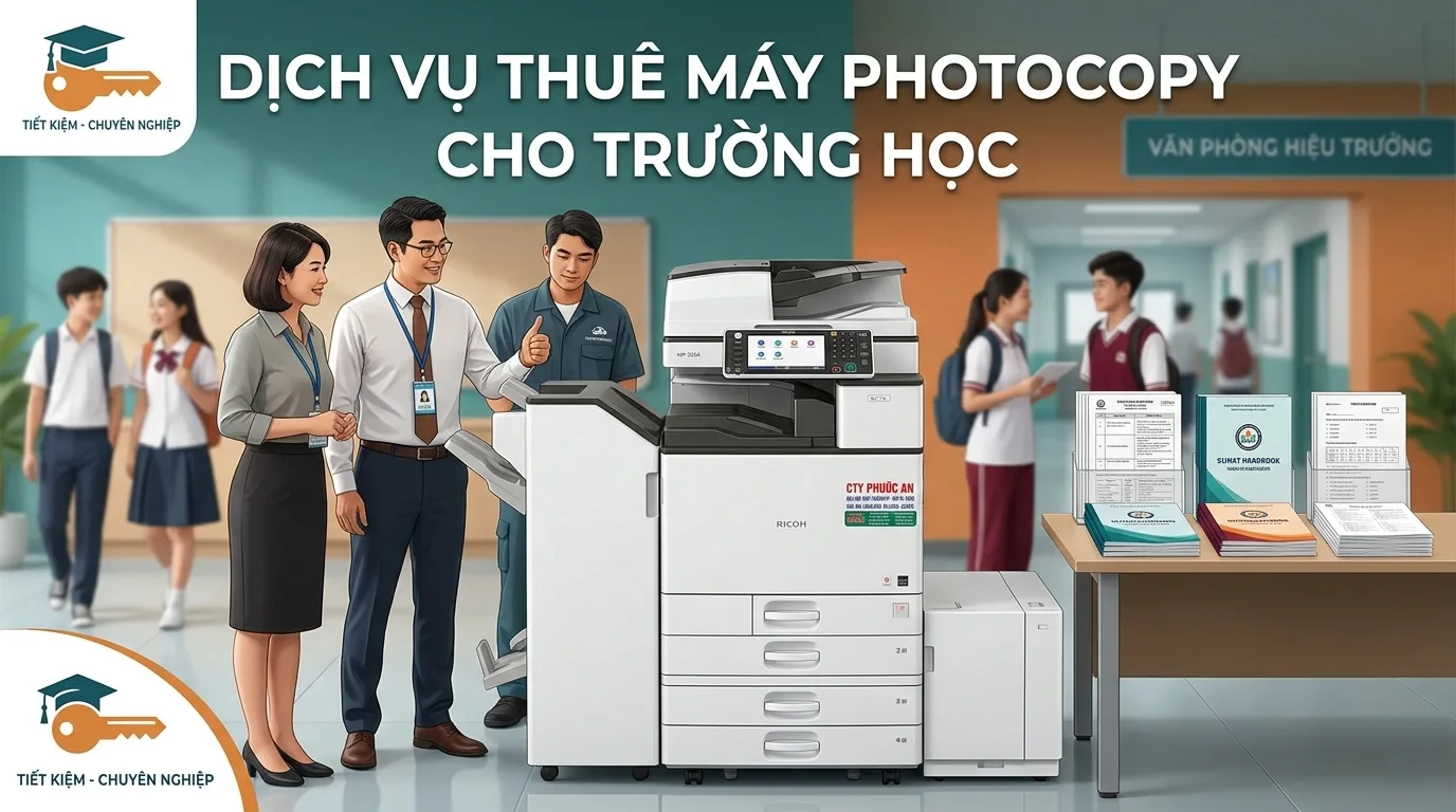 Thuê máy photocopy cho trường học – Giải Pháp Tiết Kiệm & Hiệu Quả Tại HCM