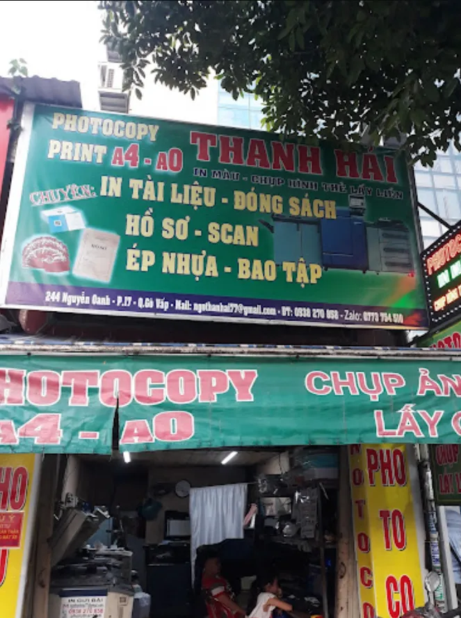 Tiệm Photocopy Thanh Hải Gò Vấp