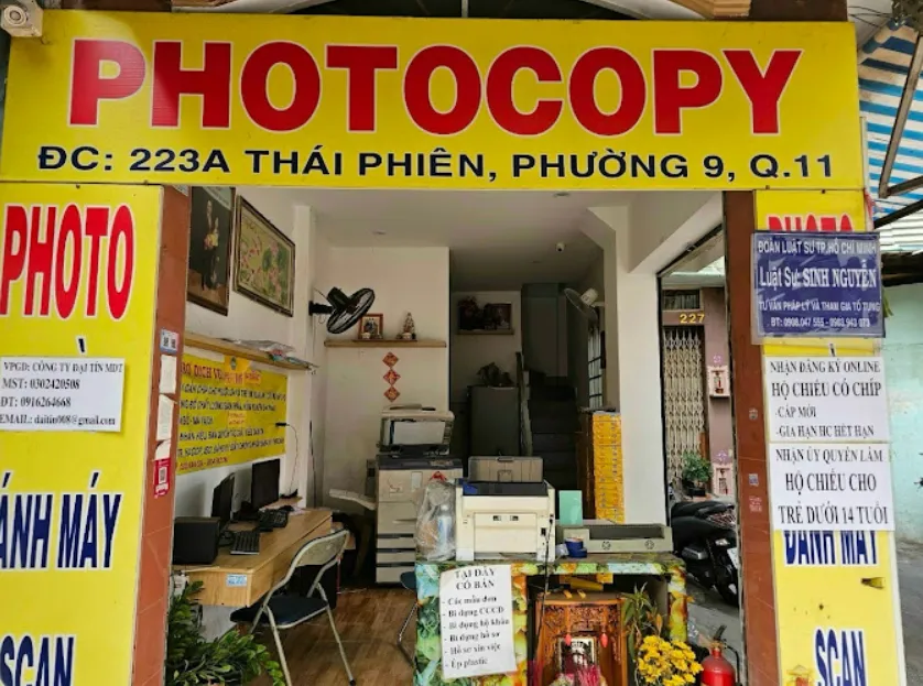 Photocopy - 223A Thái Phiên Quận 11