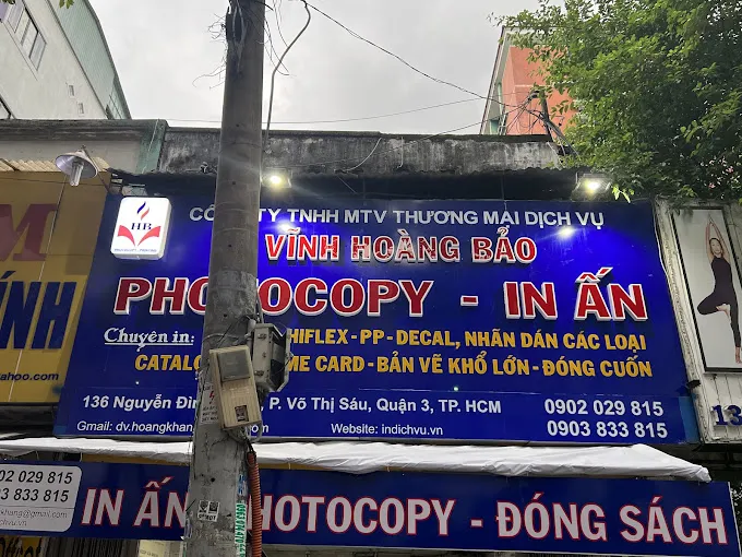 Tiệm photocopy Vĩnh Hoàng Bảo