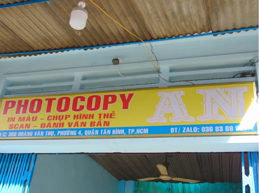 Chụp ảnh thẻ - photocopy An Tân Bình 
