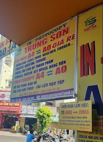 Tiệm photocopy Trung Sơn Tân Bình