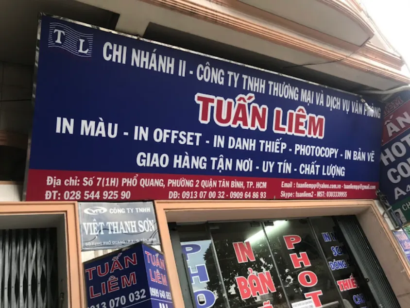 Dịch vụ Photocopy Tuấn Liêm Tân Bình