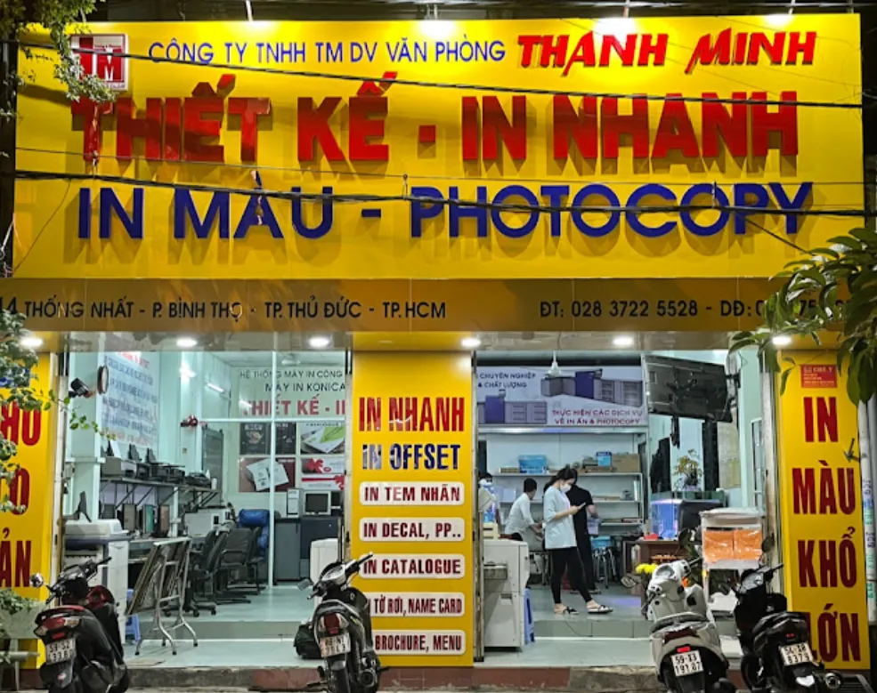 Công ty In Nhanh - Photocopy Thanh Minh
