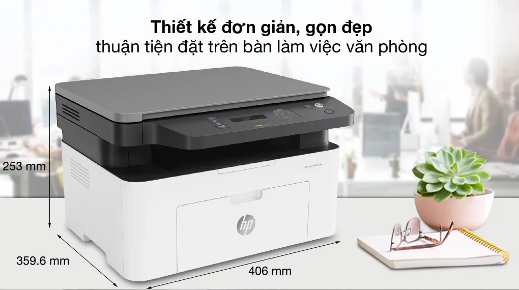 Trên tay HP Laser MFP 135w: Máy in đa năng nhỏ gọn cho văn phòng và gia đình